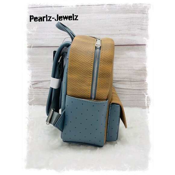 Loungefly Disney Winnie the Pooh Herringbone Brown Mini Backpack NWT main image 6